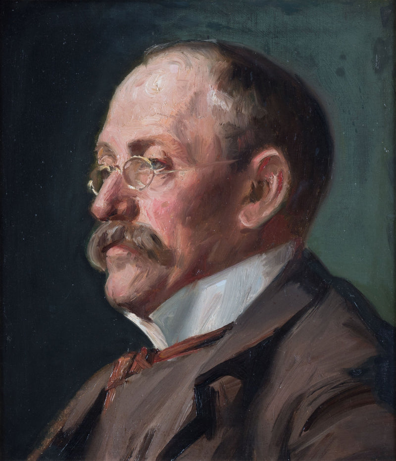Taidemaalari Eilif Peterssenin muotokuva - Michael Peter Ancher