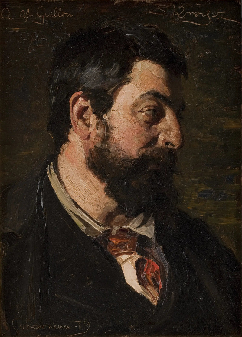 Ranskalaisen taidemaalarin Alfred Guilloun muotokuva - Peder Severin Krøyer