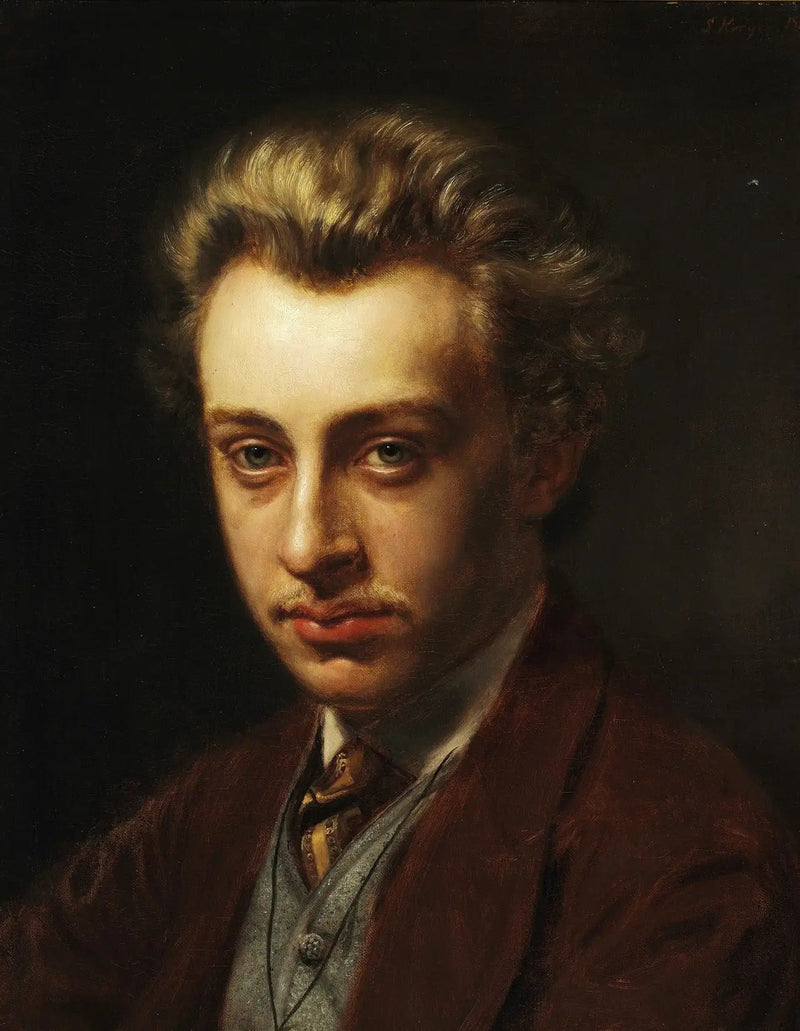 Frans Schwartz -maalaajan muotokuva - Peder Severin Krøyer