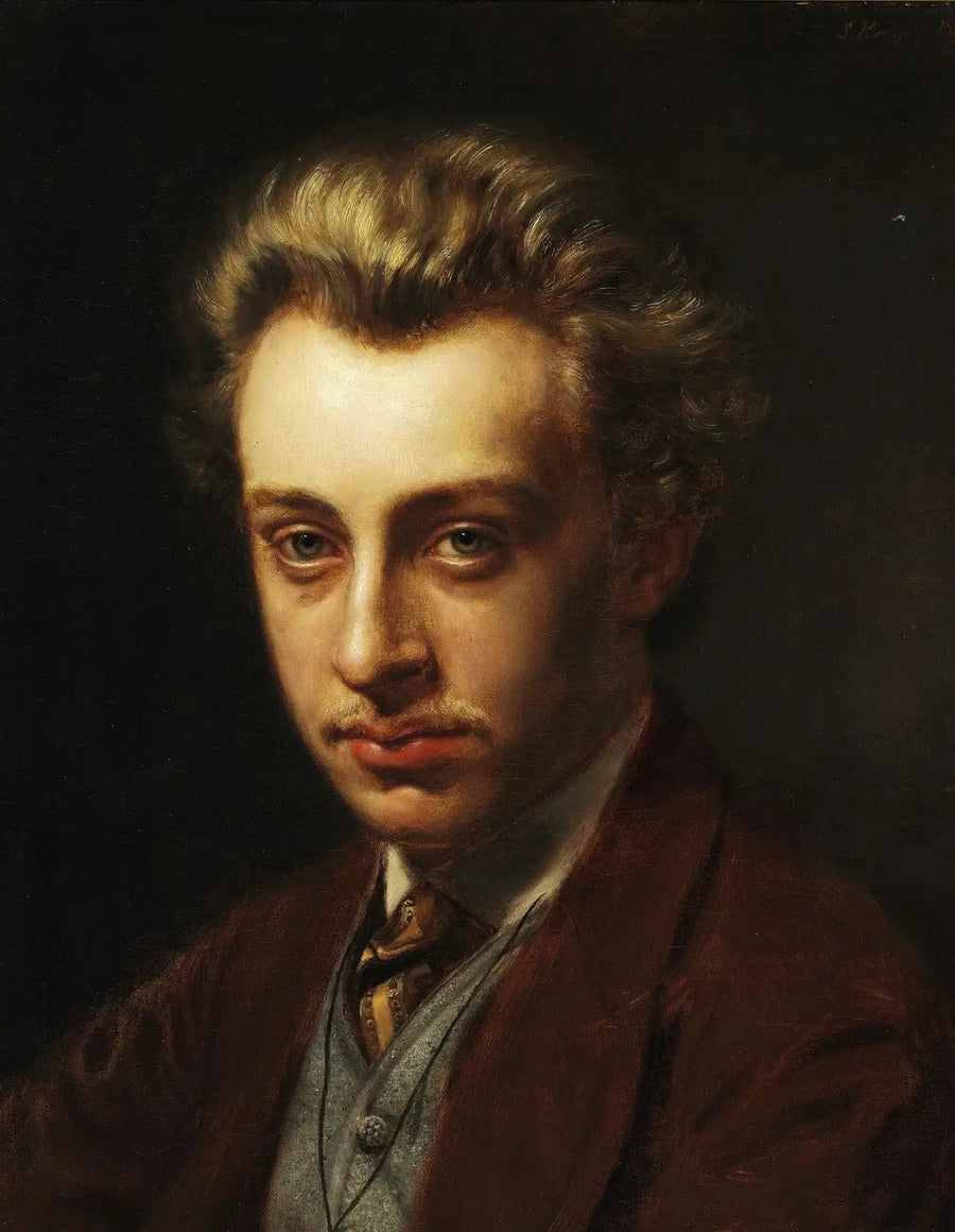 Frans Schwartz -maalaajan muotokuva - Peder Severin Krøyer