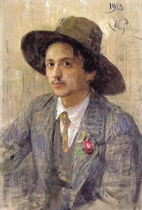 Isaak Izrailevich Brodsky - Ilya Repinin muotokuva