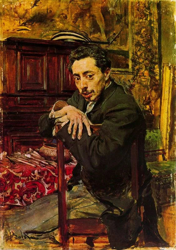Muotokuva maalijasta Joaquín Araujo y Ruano - Giovanni Boldini