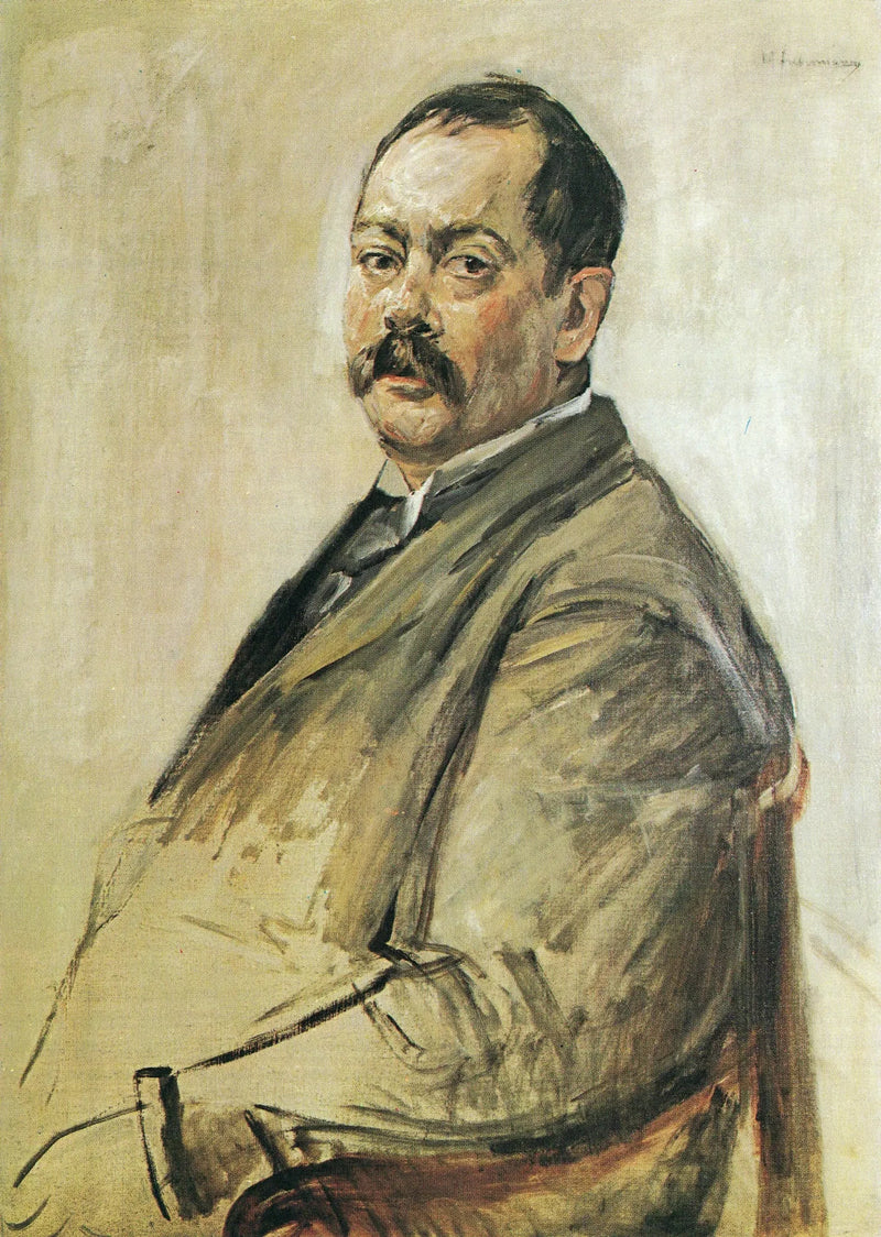 Lovis Corinthin maalari- ja Max Liebermannin muotokuva