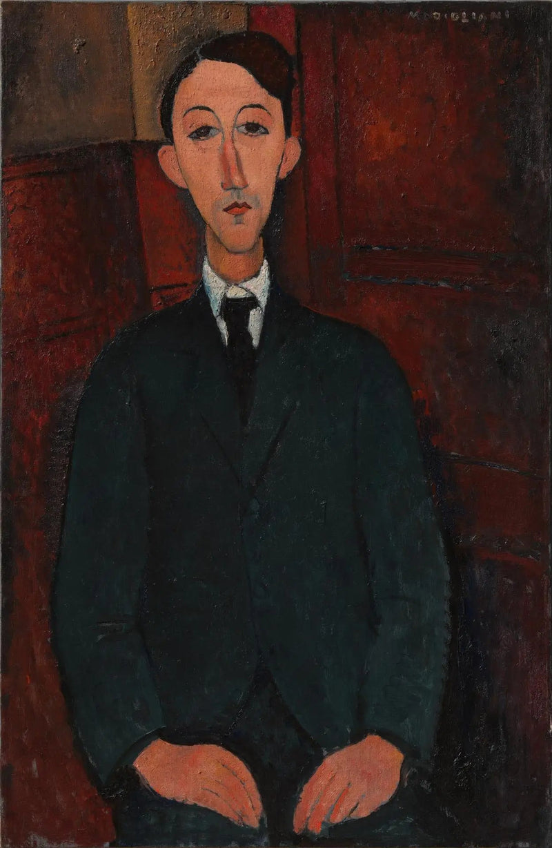 Maalari Manuel Humbertin muotokuva - Amedeo Modigliani
