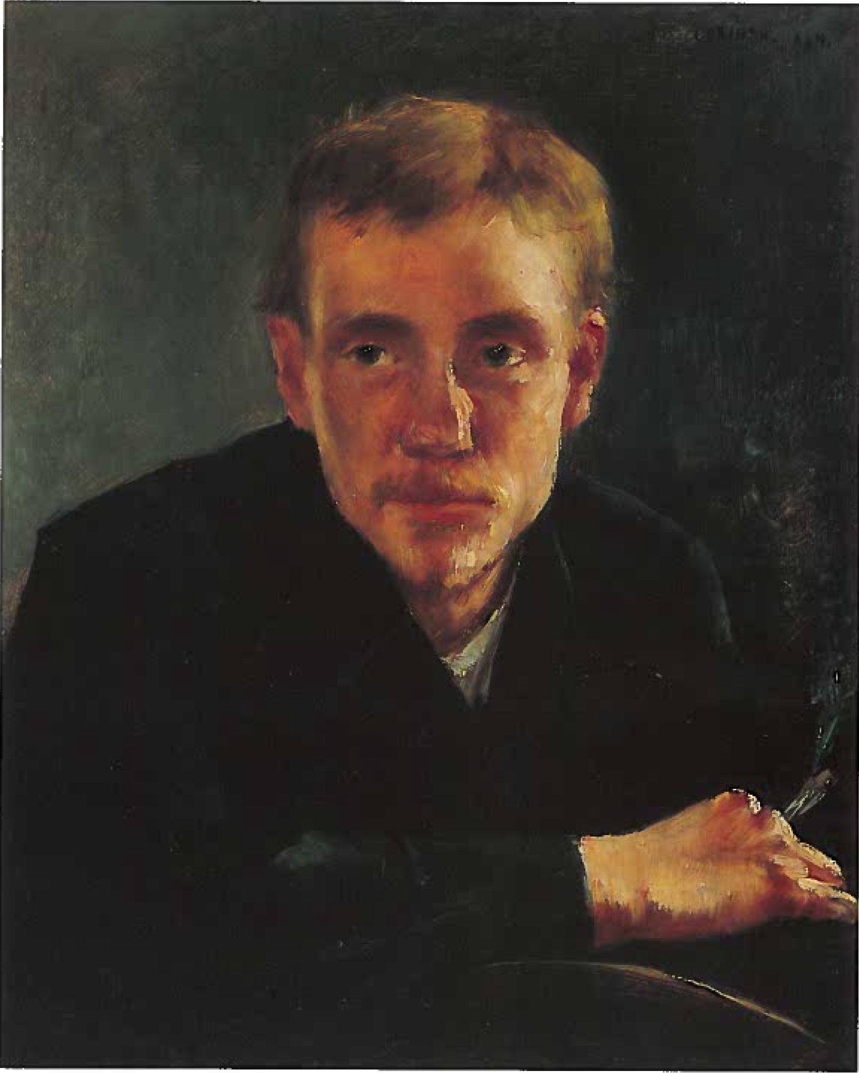 Muotokuva maalari Paul Eugène Gorgesta - Lovis Corinth