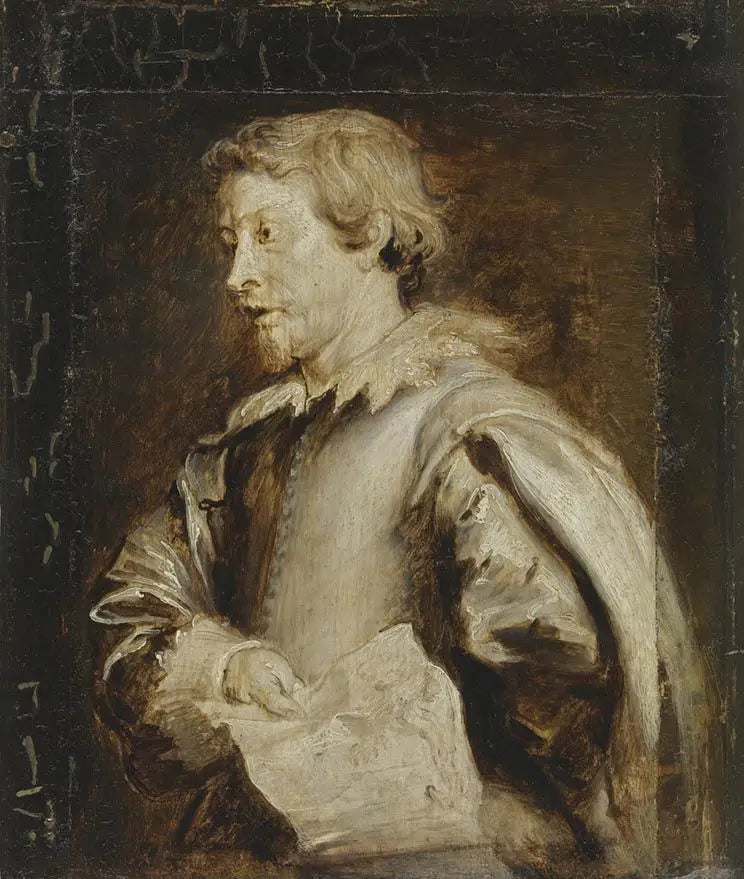 Maisemamaalaaja Lucas van Udenin muotokuva - Antoine van Dyck