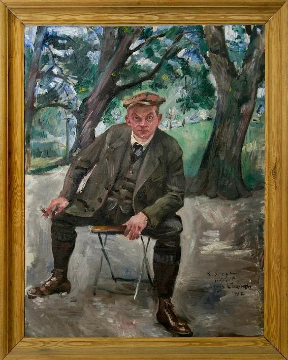 Maalari Rudolf Siegerin muotokuva - Lovis Corinth