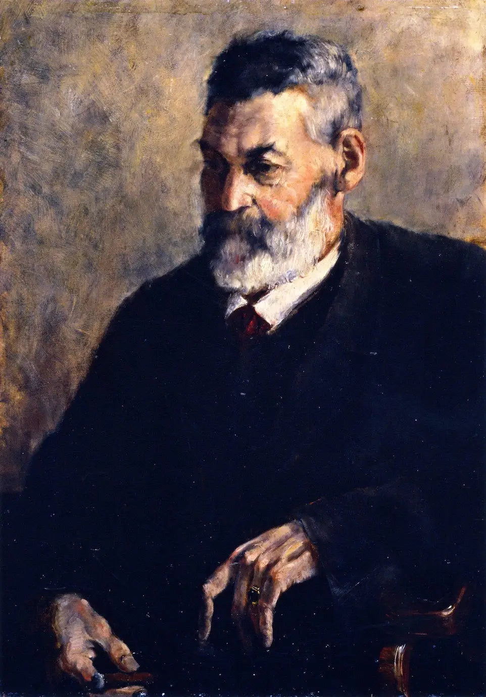 Reproduction du tableau « Portrait du Père - Franz Marc » par Alpha Reproduction en peinture à l’huile