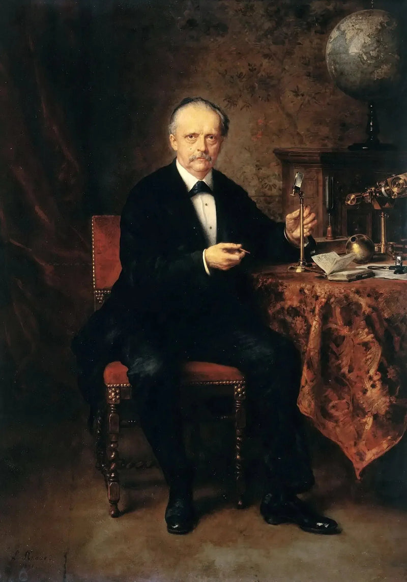 Hermannin von Helmholtzin fyysikon muotokuva - Ludwig Knaus