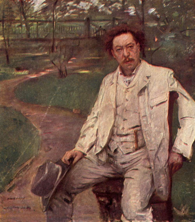 Pianisti Conrad Ansorgen muotokuva - Lovis Corinth