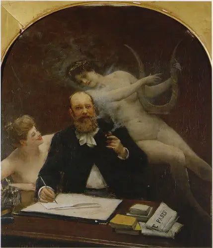 Runoilija Armand Silvestren muotokuva - Jean Béraud