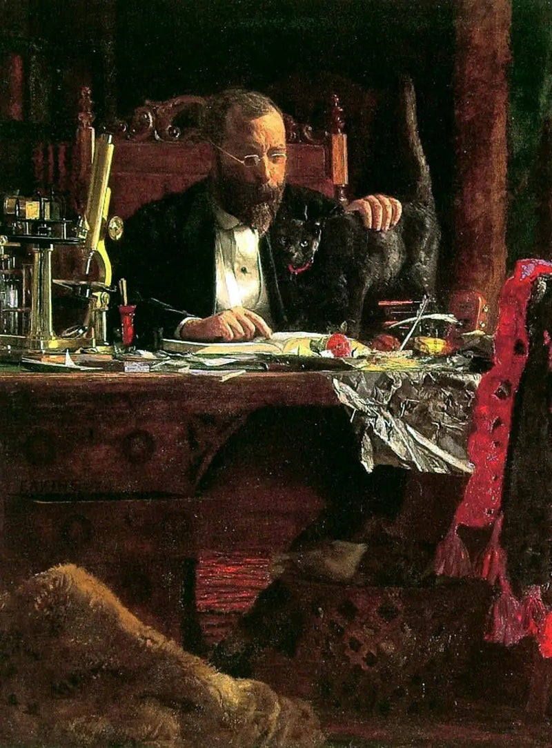 Professori Benjamin H. Randin muotokuva - Thomas Eakins
