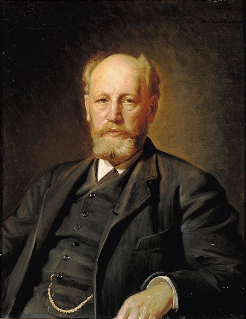 Professori Tage Algren Tage-Hansenin muotokuva. -Michael Peter Ancher