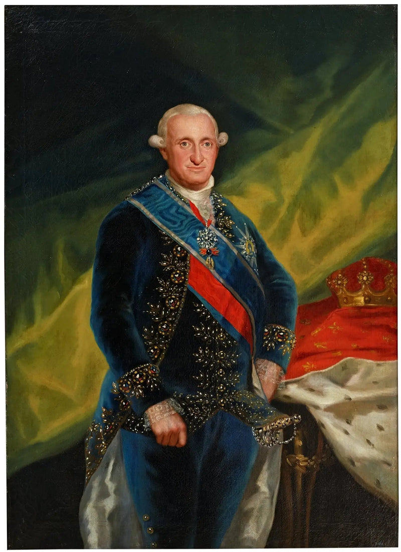 Kuningas Charles IV:n muotokuva - Francisco de Goya