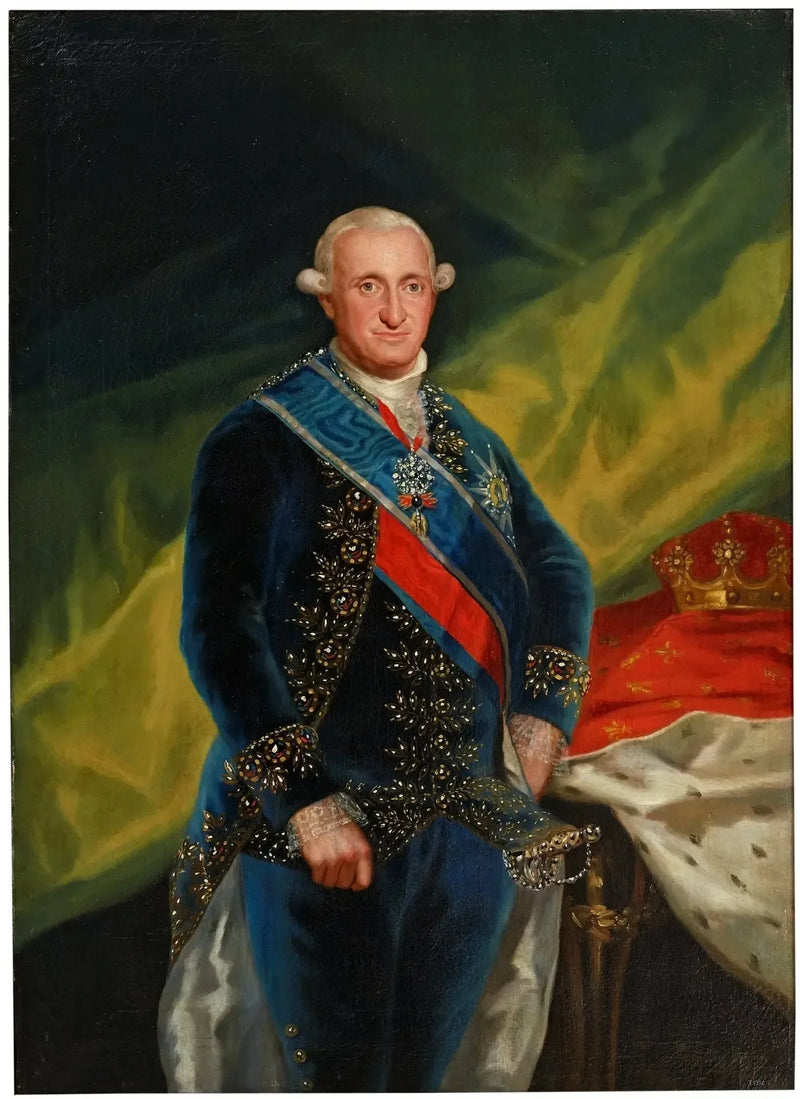 Kuningas Charles IV:n muotokuva - Francisco de Goya