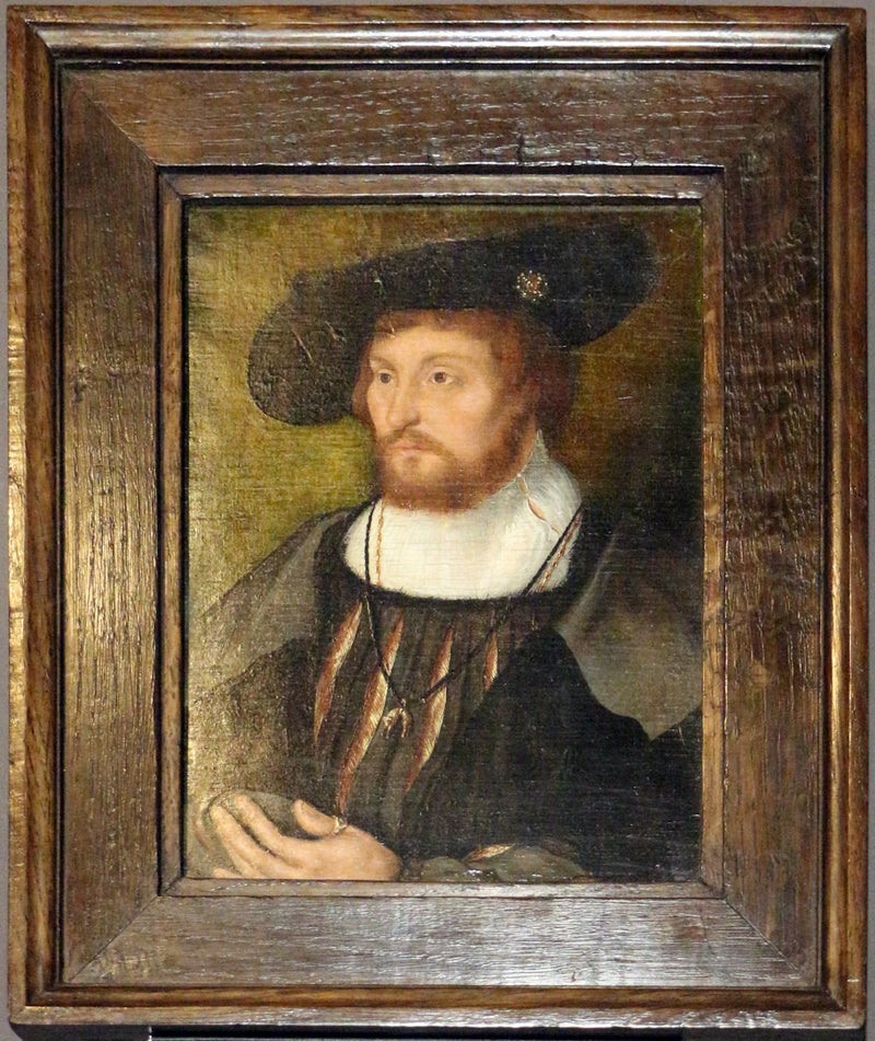 Tanskan kuninkaan Christian II:n muotokuva (1481-1559) - Joos van Cleve