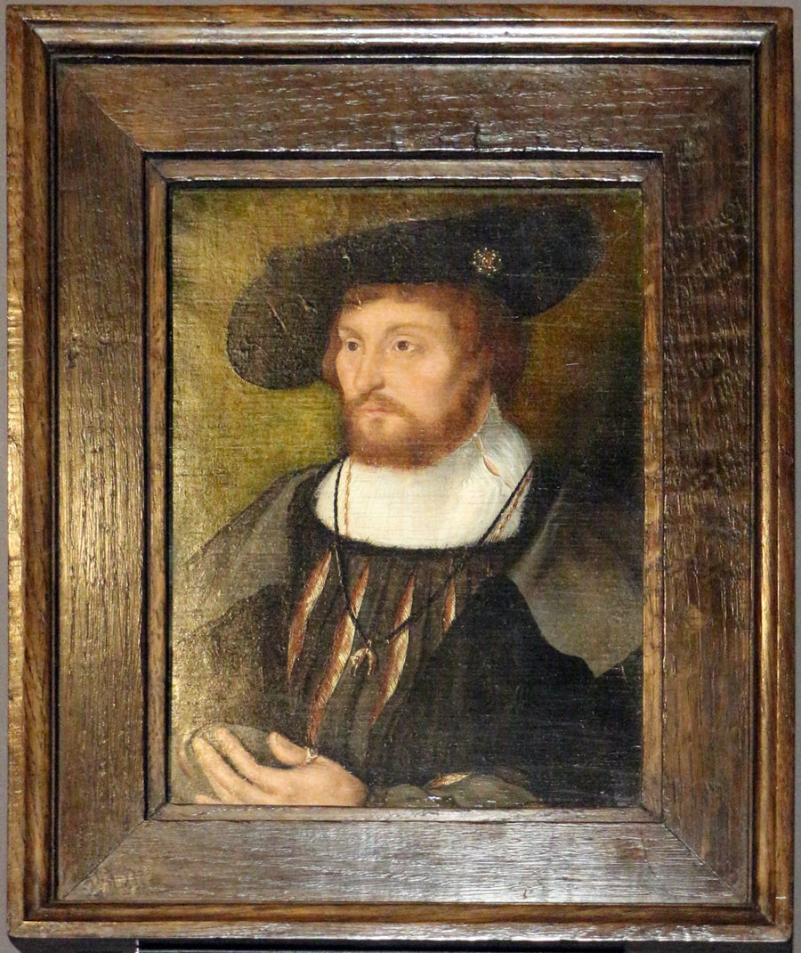 Tanskan kuninkaan Christian II:n muotokuva (1481-1559) - Joos van Cleve