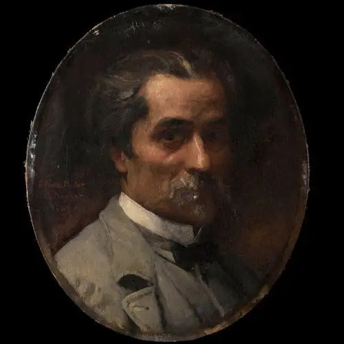 Sculpteurin Aimé Milletin muotokuva - Léon Bonnat