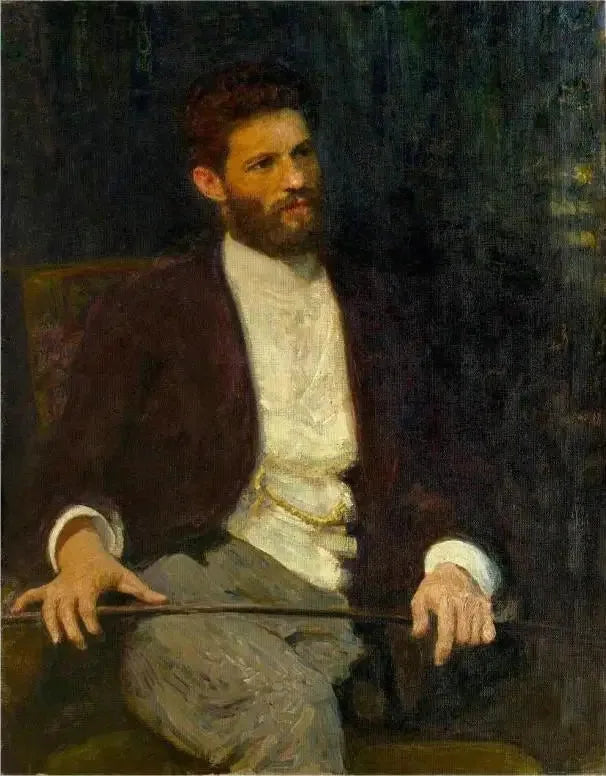 Muotokuva kuvanveistäjästä Mark Matveevich Antokolski. - Ilya Repin