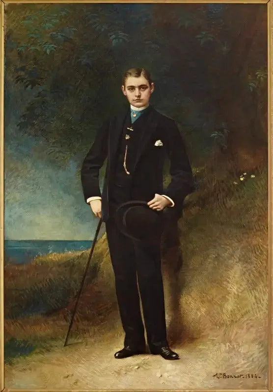Senaattori Leland Stanfordin muotokuva - Léon Bonnat