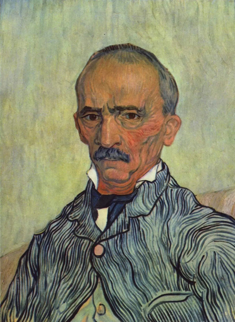 Ylihoitaja Trabucin muotokuva Saint-Paulin sairaalassa - Vincent van Gogh
