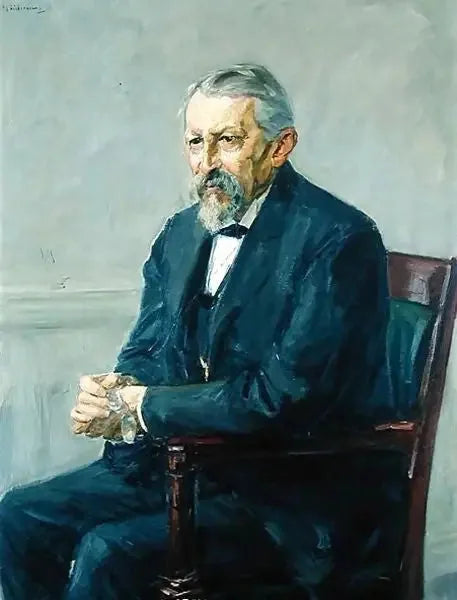 Zoologin Hermann Strebelin muotokuva - Max Liebermann