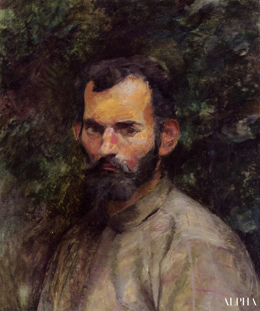 Portrait d'un homme barbu - Toulouse Lautrec - Reproductions de tableaux et peintures haut de gamme