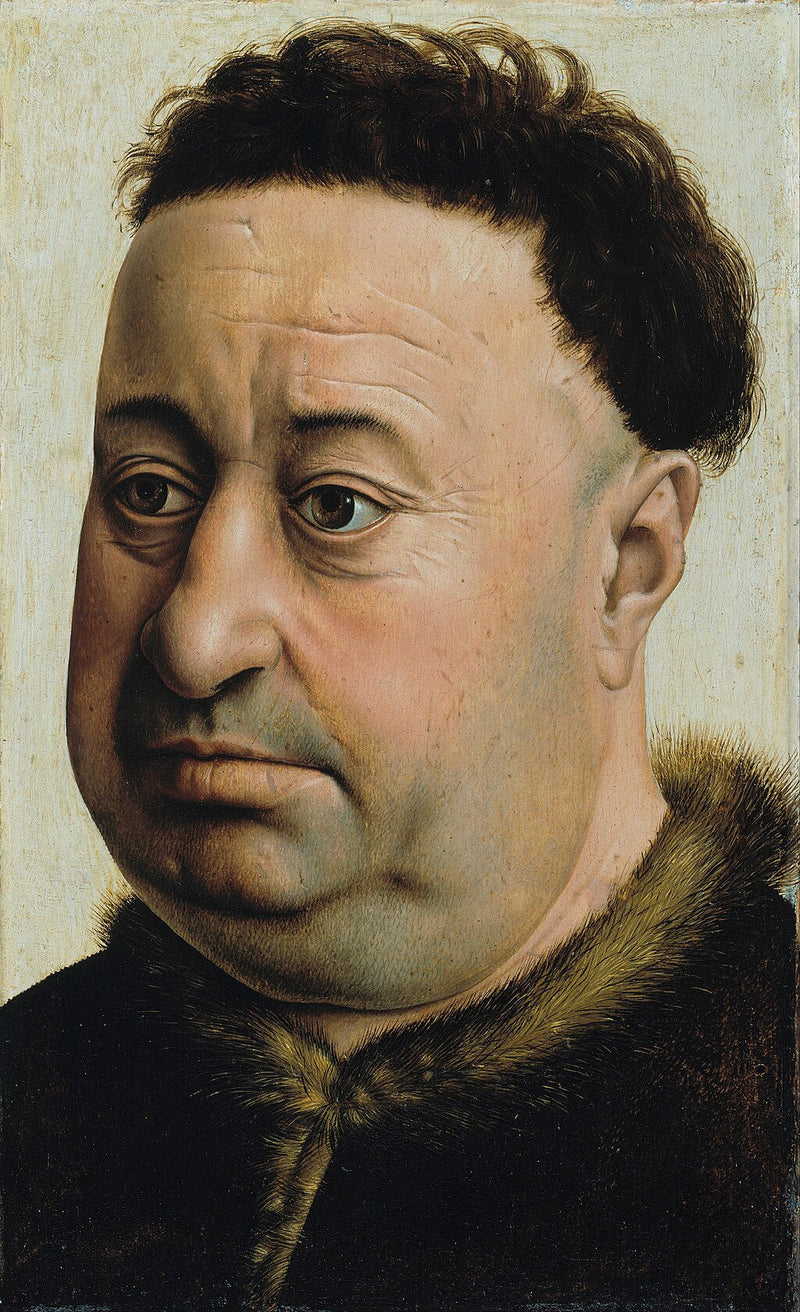 Muotokuva lihavasta miehestä - Robert Campin