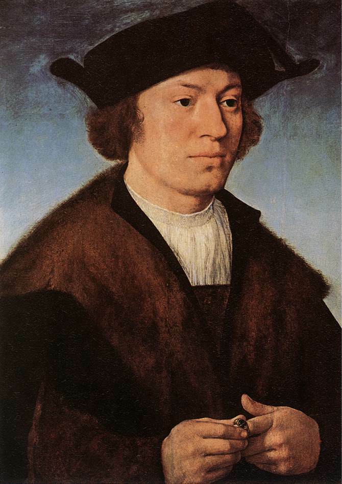 Miehen muotokuva - Joos van Cleve
