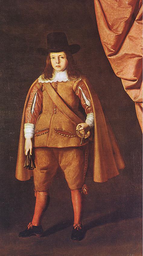 Nuoren aristokraatin muotokuva (Juan Francisco de la Cerda Enríquez de Ribera, Marqués de Cogolludo) - Francisco de Zurbarán