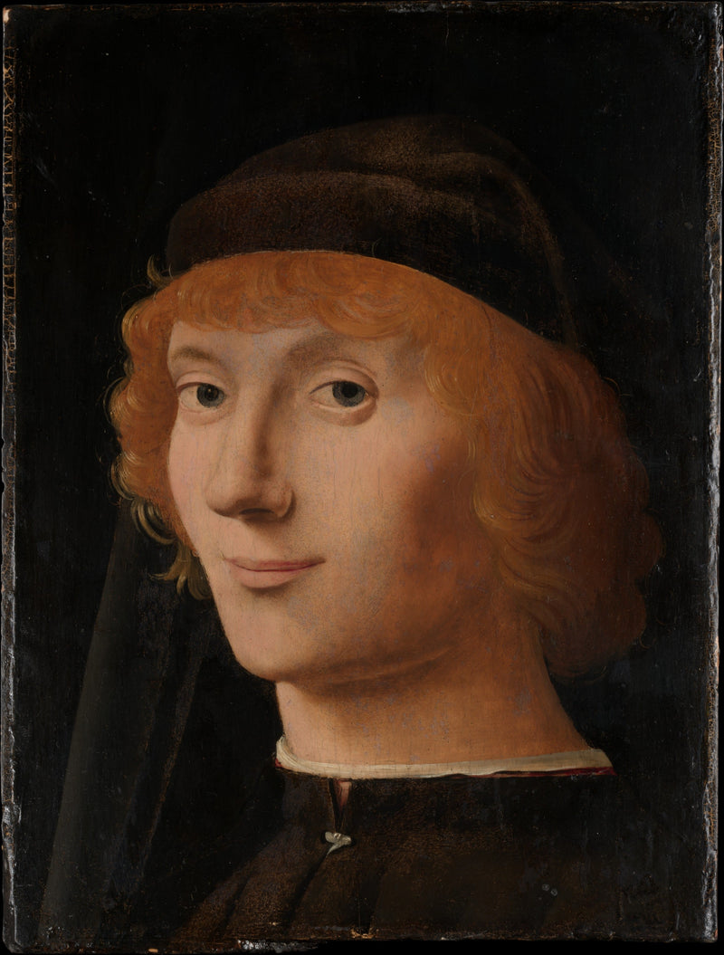 Nuoren miehen muotokuva - Antonello de Messine