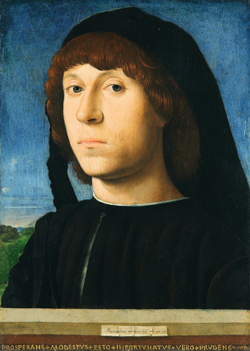 Nuoren miehen muotokuva - Antonello de Messine