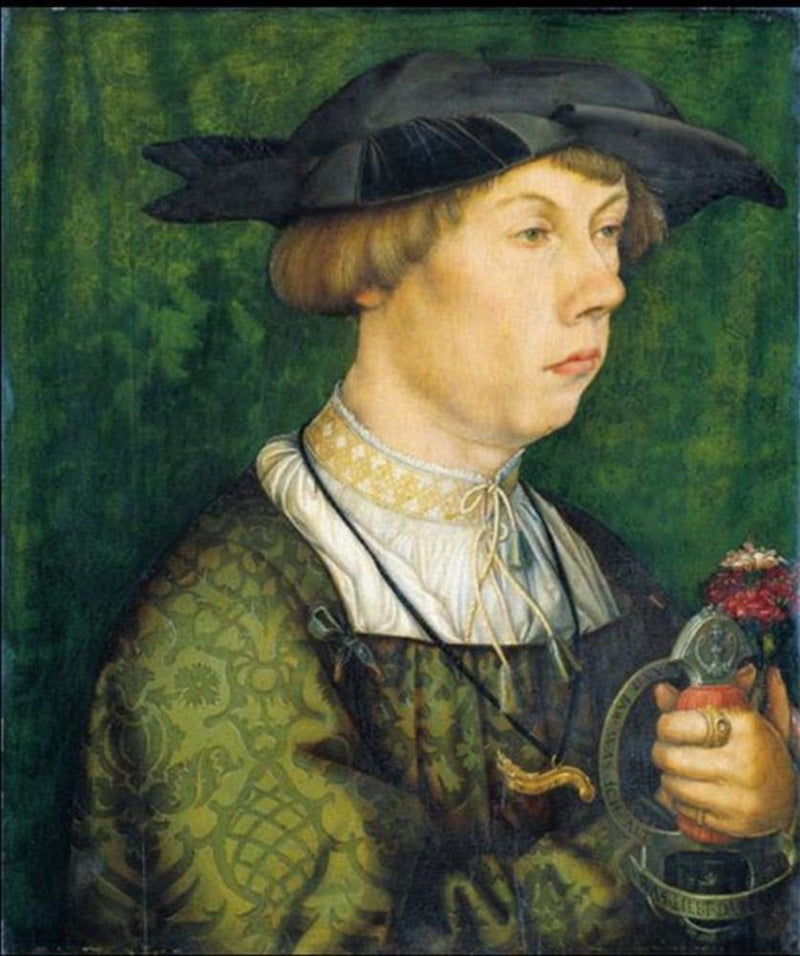 Augsbourgin Weiss-Perheenjäsenen muotokuva - Hans Holbein vanhempi
