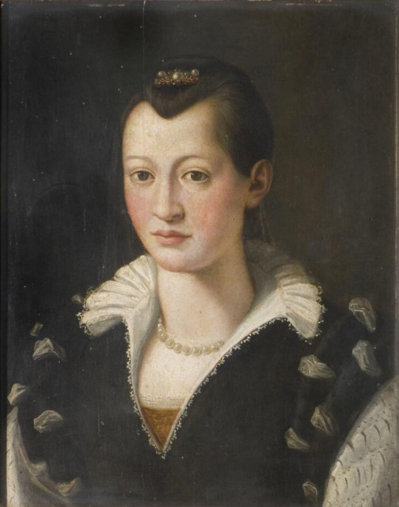 Naisen muotokuva mustassa mekossa - Bronzino
