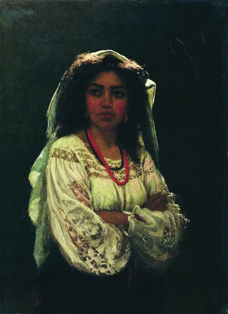 Italialaisen naisen muotokuva - Ilya Repin