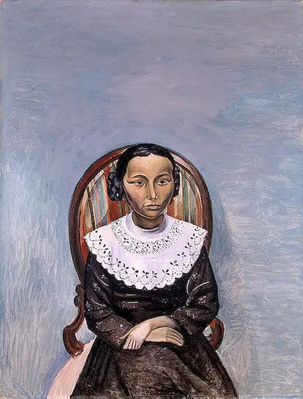 Mustavalkoisen tytön muotokuva - André Derain