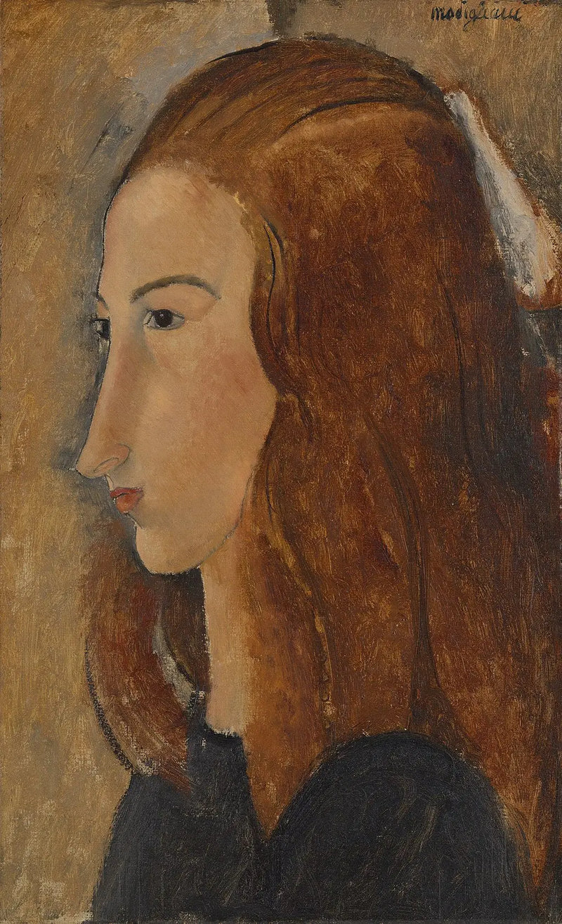 Nuoren naisen muotokuva - Amedeo Modigliani