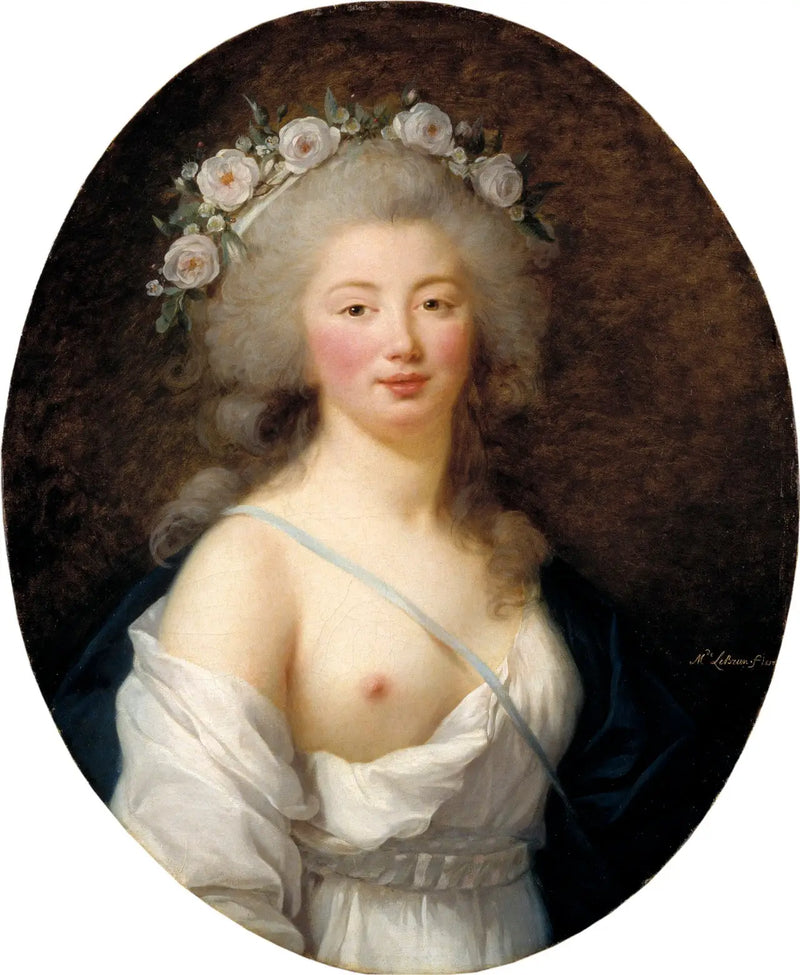 Nuoren naisen muotokuva Flore - Élisabeth Vigée Le Brun