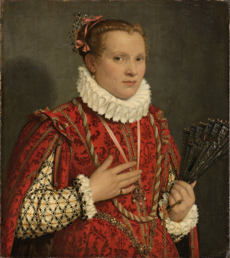 Nuoren naisen muotokuva - Giovanni Battista Moroni