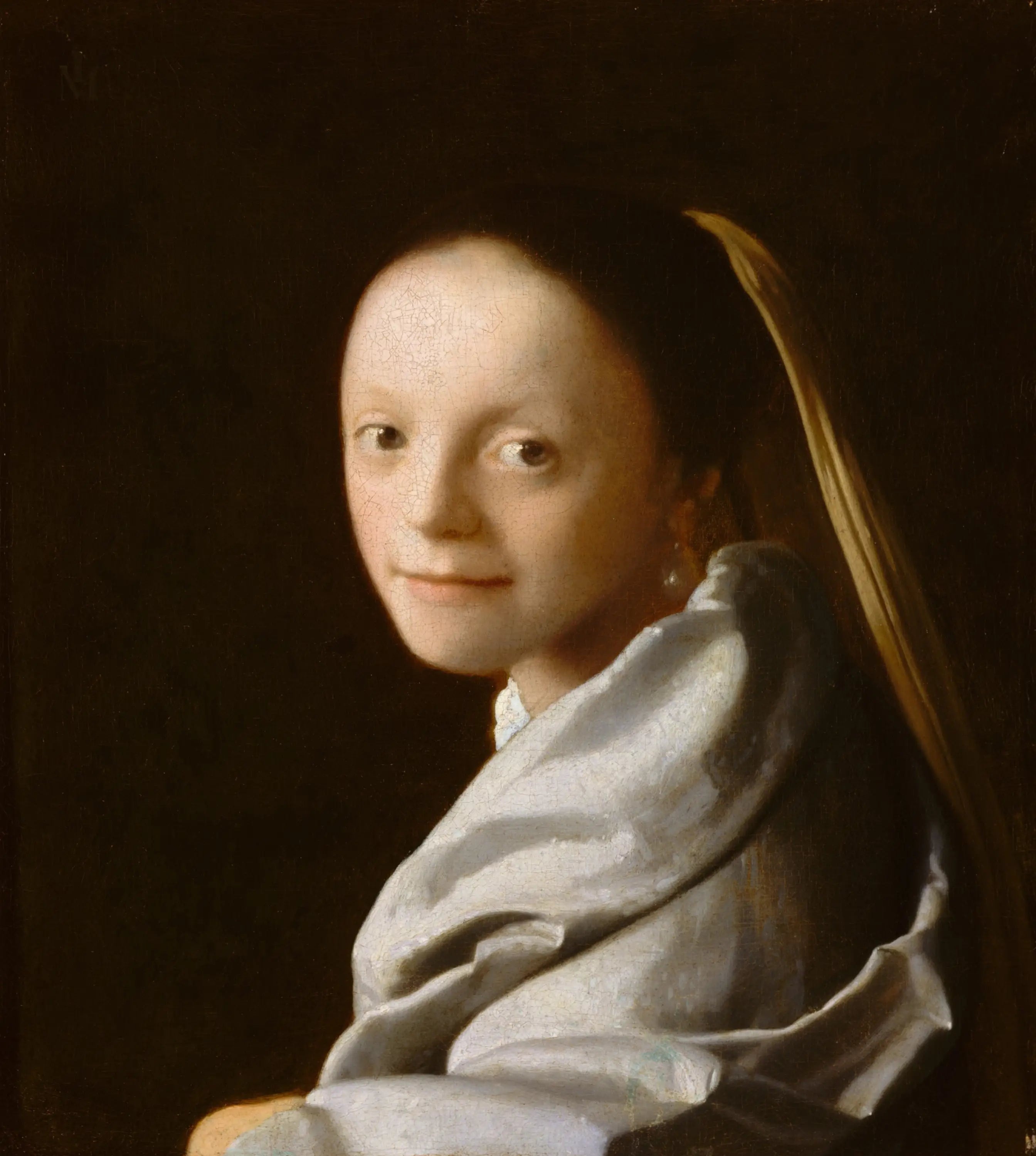 Reproduction du tableau « Portrait d'une jeune femme - Johannes Vermeer » par Alpha Reproduction en peinture à l’huile