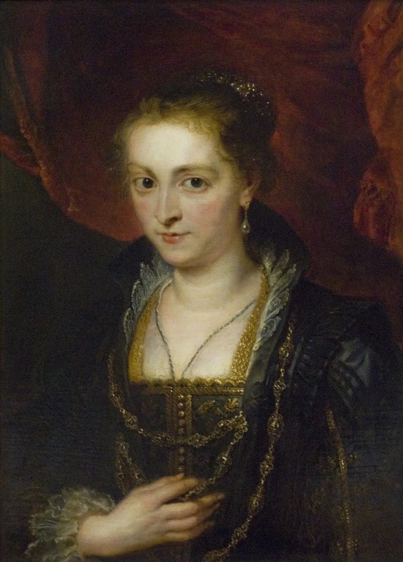 Muotokuva rinnanäkymässä naisesta - Peter Paul Rubens