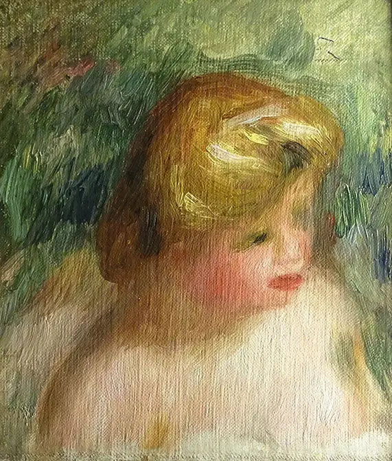 Nuoren naisen rintakuva - Pierre-Auguste Renoir