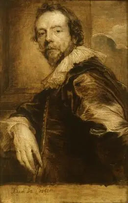 Harmaa-asteinen muotokuva Anthony Van Dyckilta - Antoine van Dyck