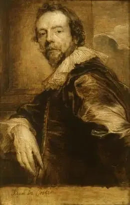 Harmaa-asteinen muotokuva Anthony Van Dyckilta - Antoine van Dyck