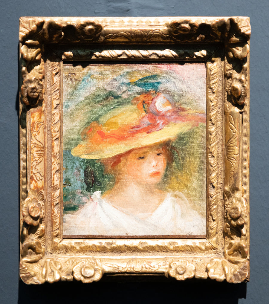 Lapsen muotokuva hatussa - Pierre-Auguste Renoir