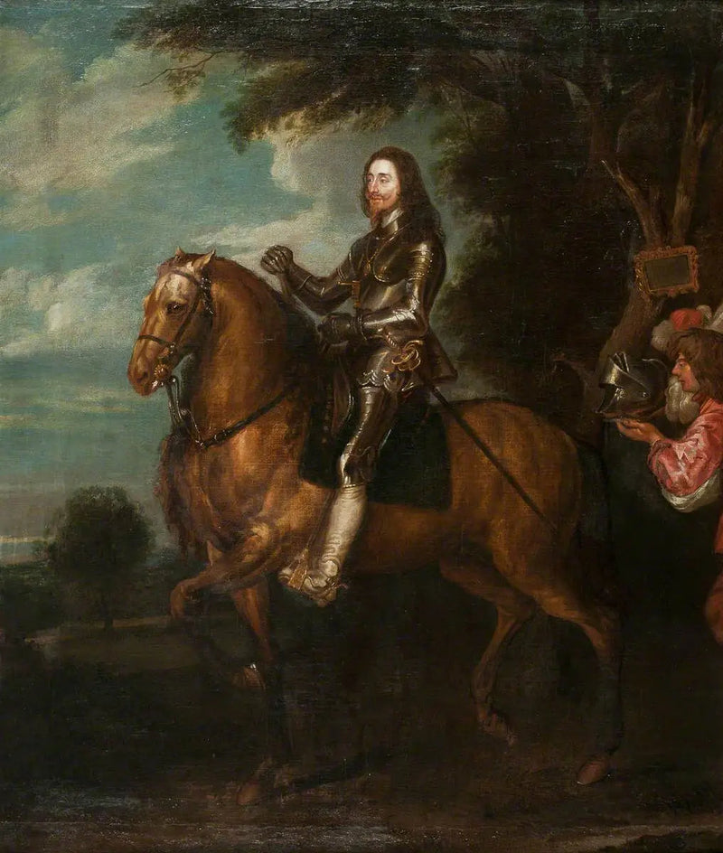 Kaarle I:n (1600-1649) ratsastajaportraatti - Antoine van Dyck