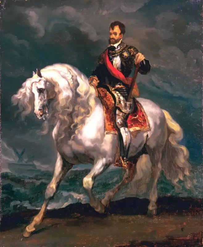 Charles V:n ratsastajaportretti - Théodore Géricault