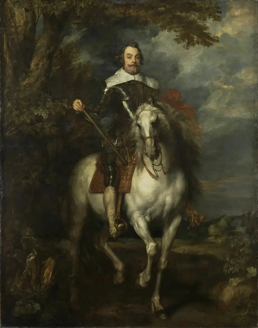 Francisco de Moncadasta ratsastajaportraatti - Antoine van Dyck