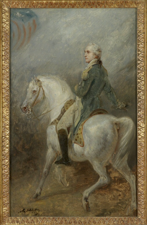 George Washingtonin ratsastajaportraatti - Ary Scheffer