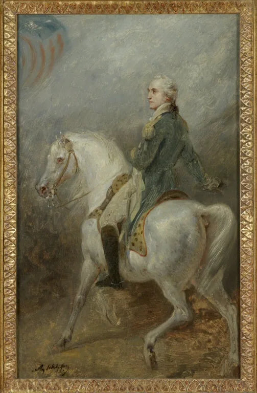 George Washingtonin ratsastajaportraatti - Ary Scheffer